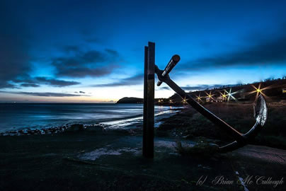 Halfway House Hotel View at Night