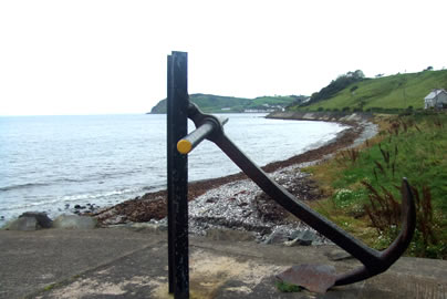 Halfway House Hotel Anchor on Beach